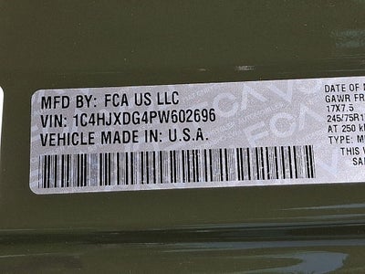 2023 Jeep Wrangler Sport