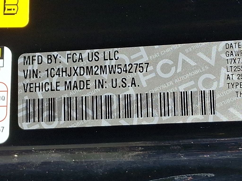 2021 Jeep Wrangler Unlimited Willys