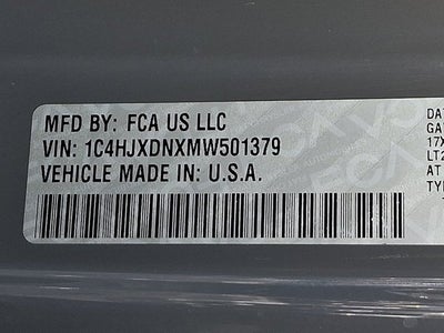 2021 Jeep Wrangler Unlimited Willys