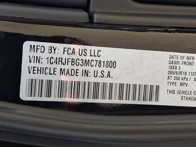 2021 Jeep Grand Cherokee Limited