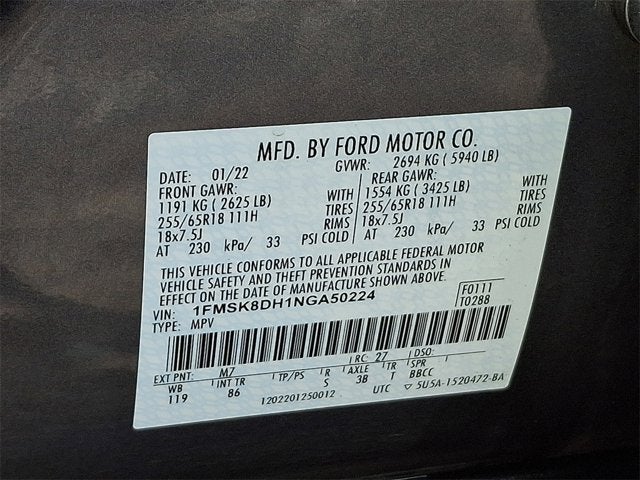 2022 Ford Explorer XLT