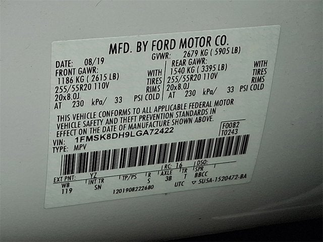 2020 Ford Explorer XLT