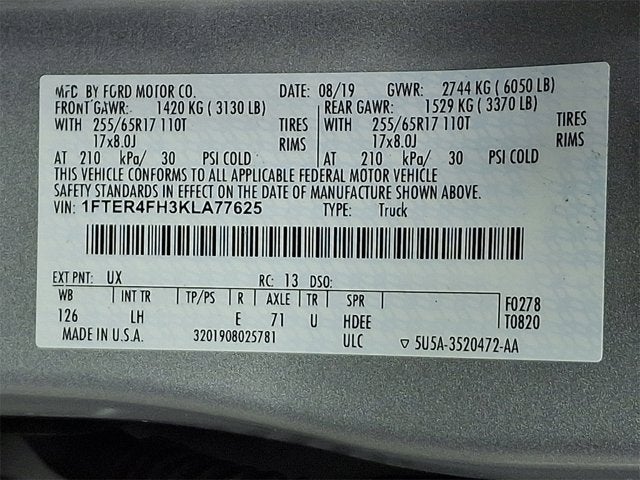 2019 Ford Ranger XLT