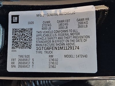 2021 GMC Canyon 4WD AT4 w/Leather