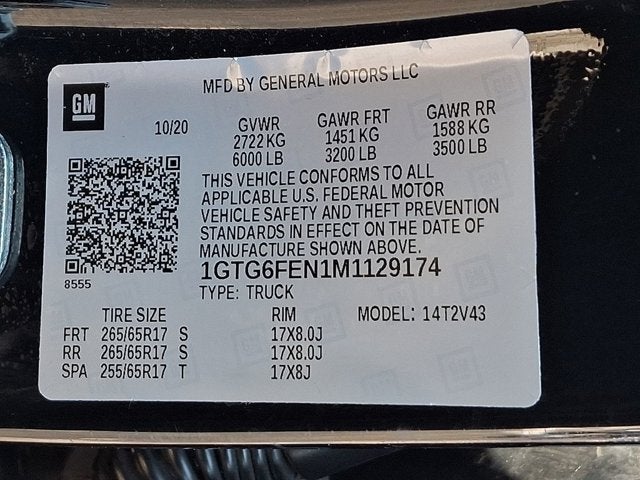 2021 GMC Canyon 4WD AT4 w/Leather