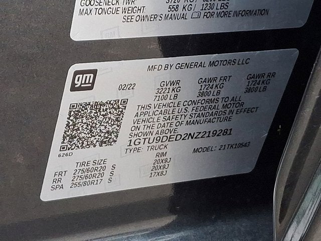 2022 GMC Sierra 1500 Limited SLT