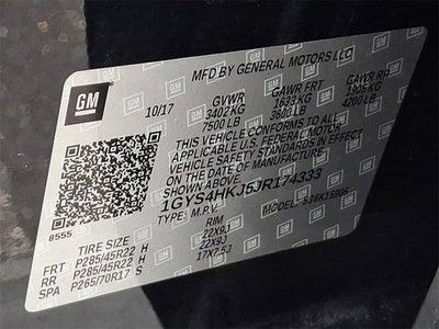 2018 Cadillac Escalade ESV Luxury