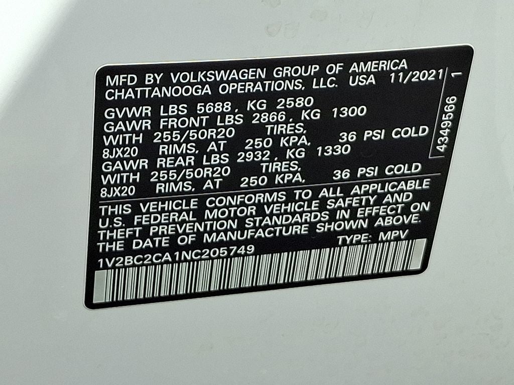 2022 Volkswagen Atlas Cross Sport 2.0T SEL