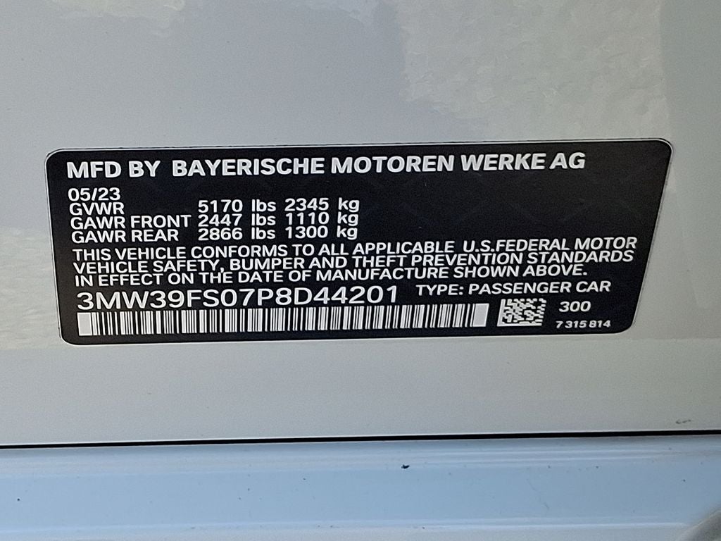 2023 BMW 3 Series 330e xDrive