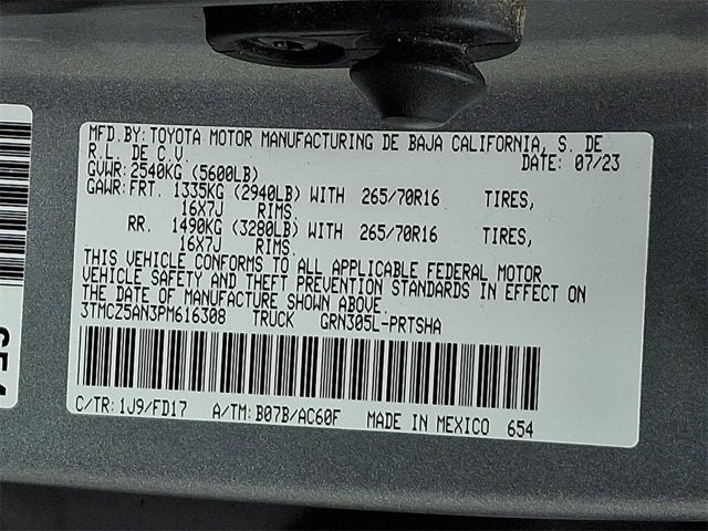 2023 Toyota Tacoma 4WD TRD Off-Road