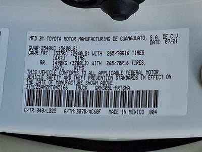 2021 Toyota Tacoma TRD Pro V6