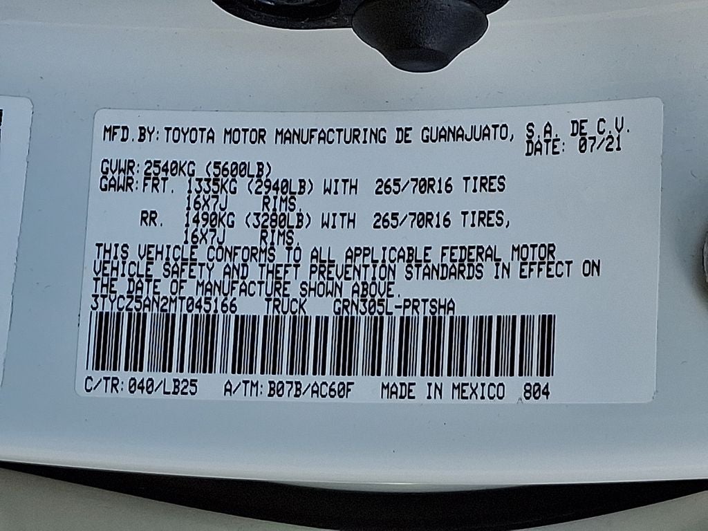 2021 Toyota Tacoma TRD Pro V6