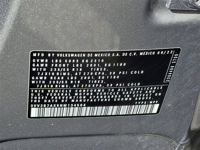 2022 Volkswagen Tiguan SE