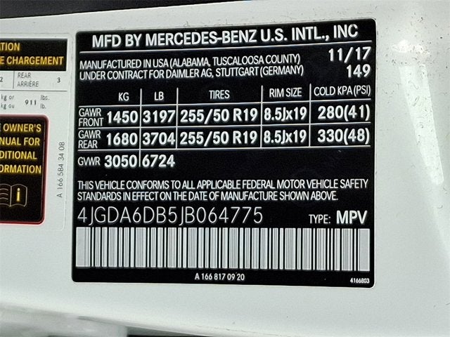 2018 Mercedes-Benz GLE GLE 550e