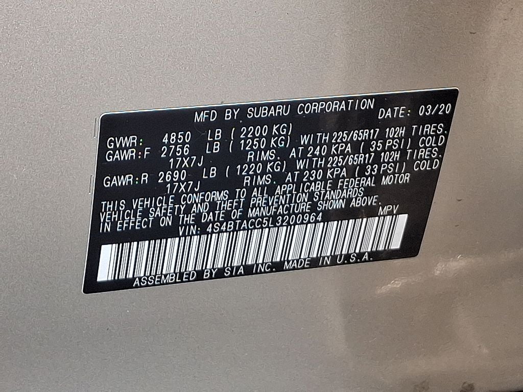 2020 Subaru Outback Premium