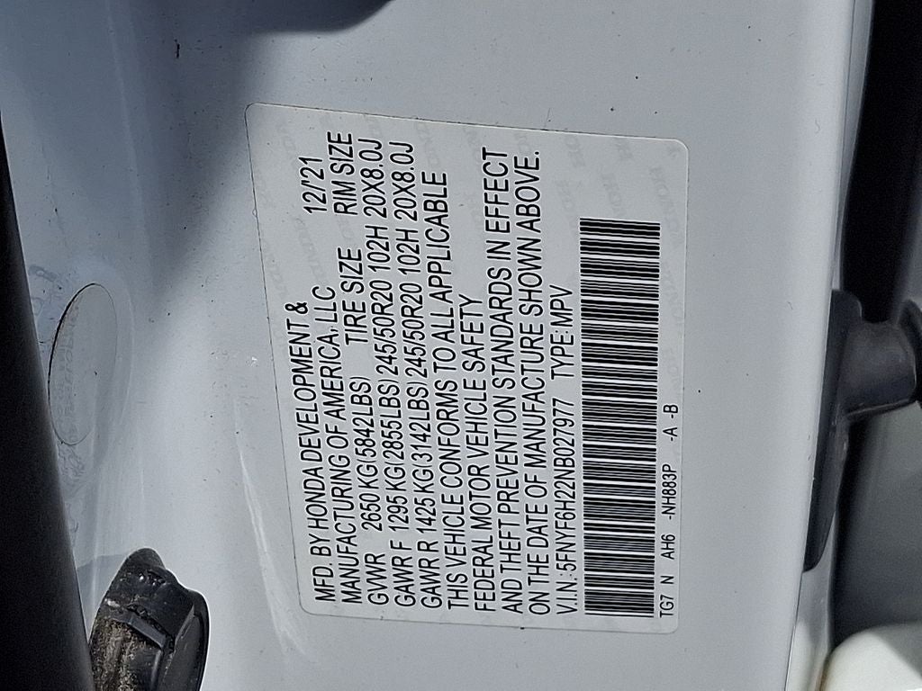 2022 Honda Pilot Special Edition