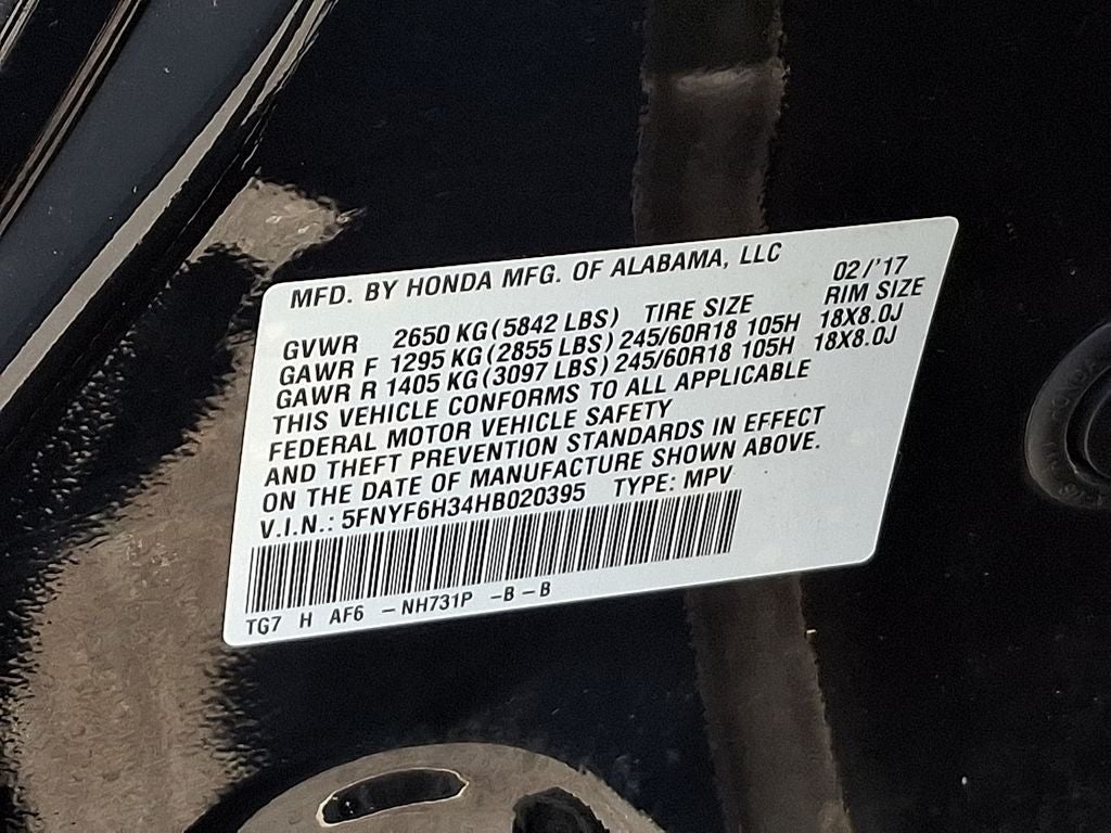 2017 Honda Pilot EX