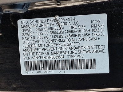 2022 Honda Pilot EX-L