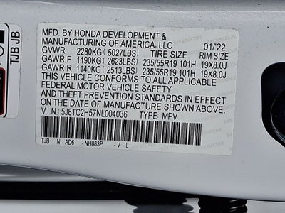 2022 Acura RDX Technology Package SH-AWD