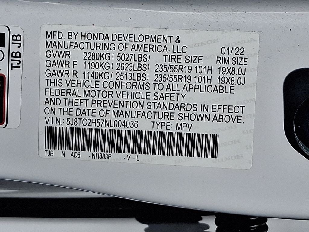 2022 Acura RDX Technology Package SH-AWD