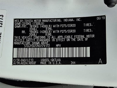 2019 Toyota Sequoia Limited