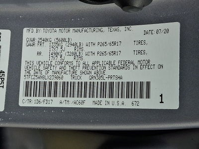 2020 Toyota Tacoma TRD Sport V6