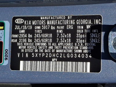 2020 Kia Telluride LX