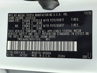 2022 Toyota Corolla Cross LE