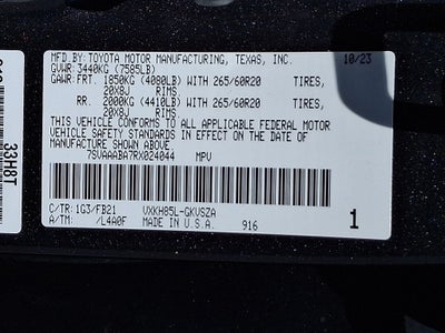 2024 Toyota Sequoia SR5 TRD SPORT