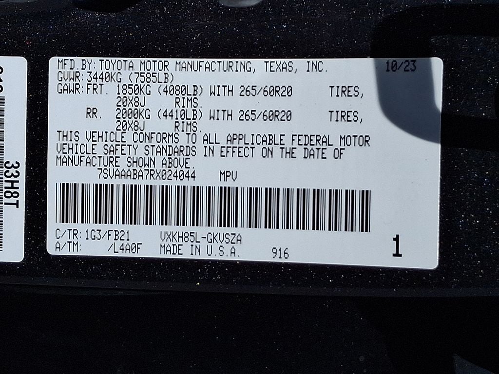 2024 Toyota Sequoia SR5 TRD SPORT