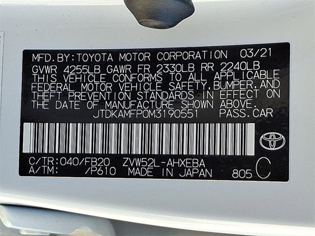 2021 Toyota Prius Prime LE