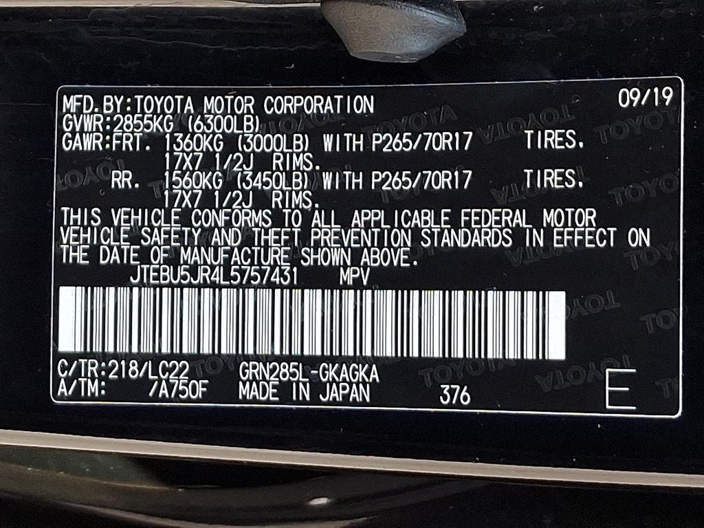 2020 Toyota 4Runner TRD Off Road Premium