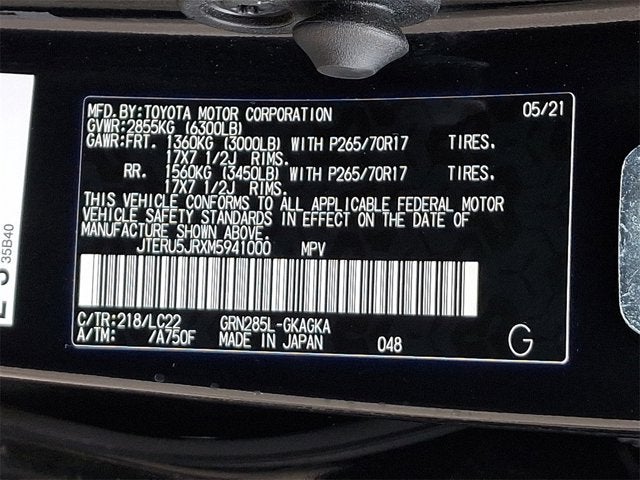 2021 Toyota 4Runner TRD Off Road Premium