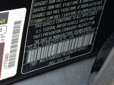 2018 Land Rover Range Rover Velar S