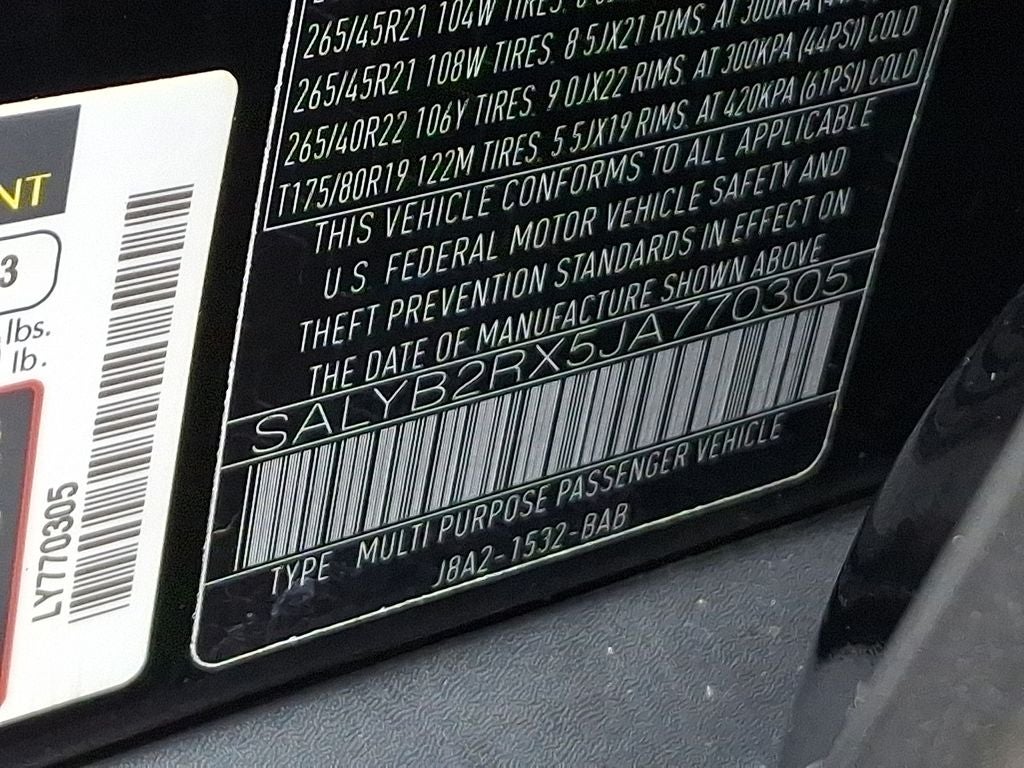 2018 Land Rover Range Rover Velar S