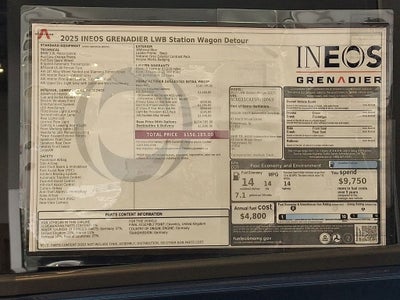 2025 INEOS Grenadier Arcane Works Detour