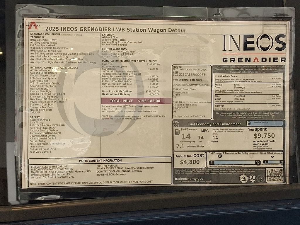 2025 INEOS Grenadier Arcane Works Detour