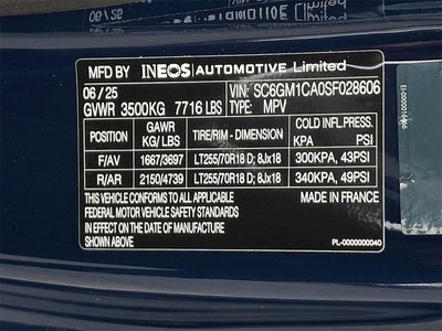 2025 INEOS Grenadier Station Wagon Fieldmaster Edition