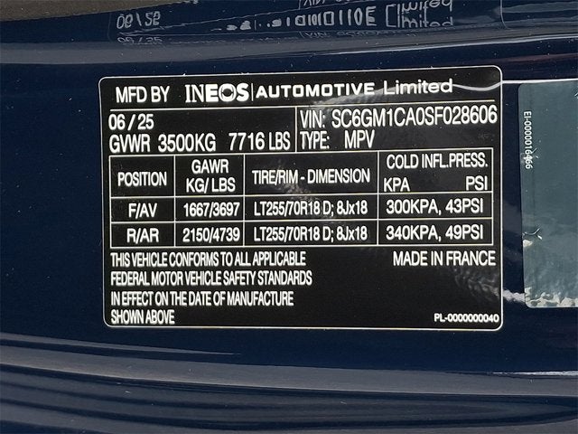 2025 INEOS Grenadier Station Wagon Fieldmaster Edition