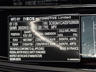 2025 INEOS Grenadier Station Wagon Trialmaster Edition