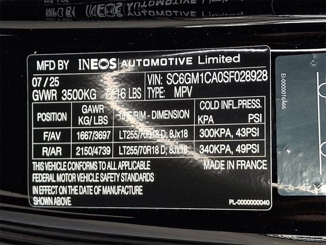 2025 INEOS Grenadier Station Wagon Trialmaster Edition