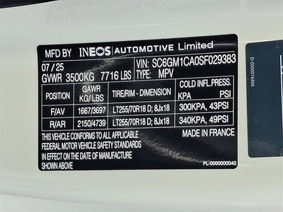2025 INEOS Grenadier Station Wagon Fieldmaster Edition