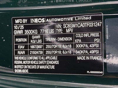 2026 INEOS Grenadier Station Wagon Fieldmaster Edition