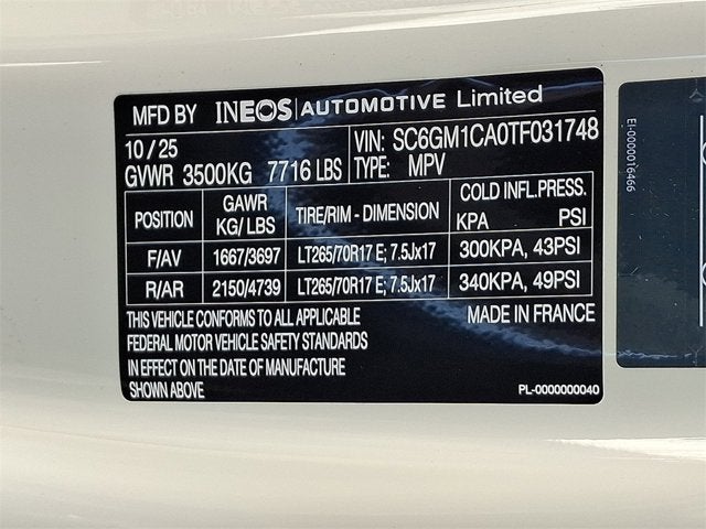 2026 INEOS Grenadier Station Wagon Trialmaster