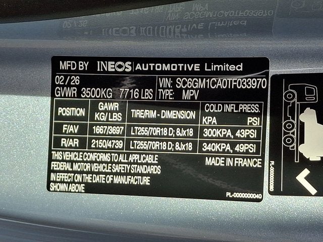 2026 INEOS Grenadier Station Wagon Trialmaster Edition