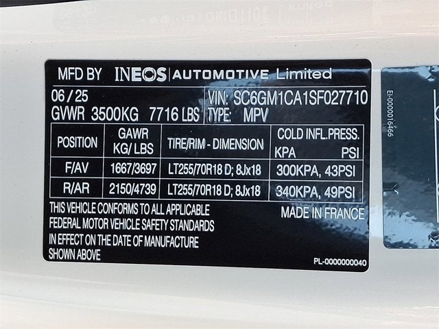 2025 INEOS Grenadier Station Wagon Fieldmaster Edition