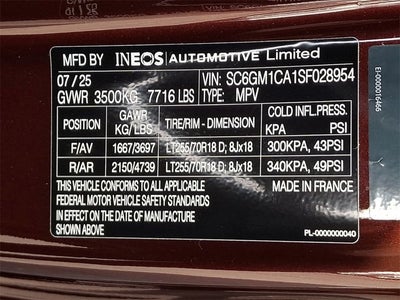 2025 INEOS Grenadier Station Wagon Trialmaster Edition