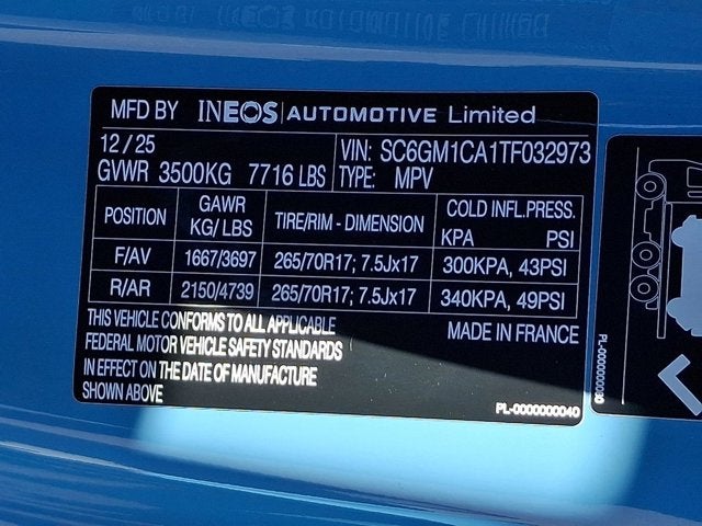 2026 INEOS Grenadier Station Wagon Base