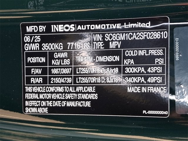 2025 INEOS Grenadier Station Wagon Fieldmaster Edition