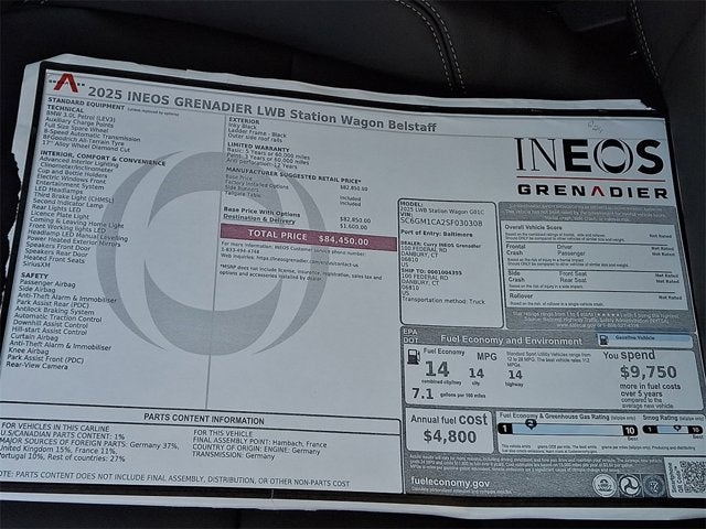 2025 INEOS Grenadier Station Wagon 1924 Limited Edition